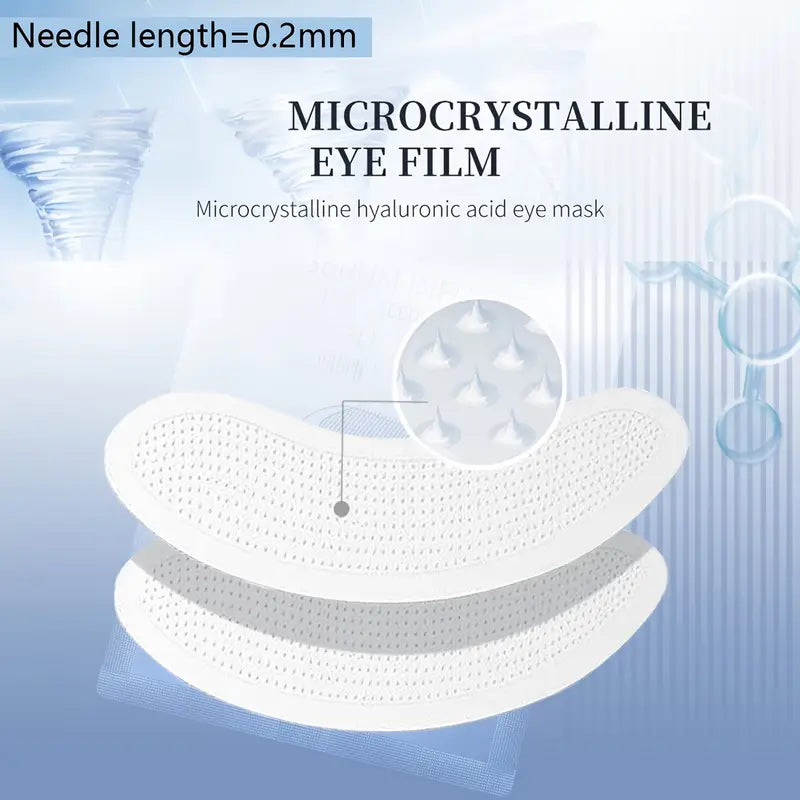 A Pair of DermalidCare Silicone Microneedle patches